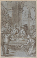 B 071
<br/>
Antonius van Padua geneest een zieke man
<br/>
<em>Tito, Santi di (1536-1602) - omgeving van</em>